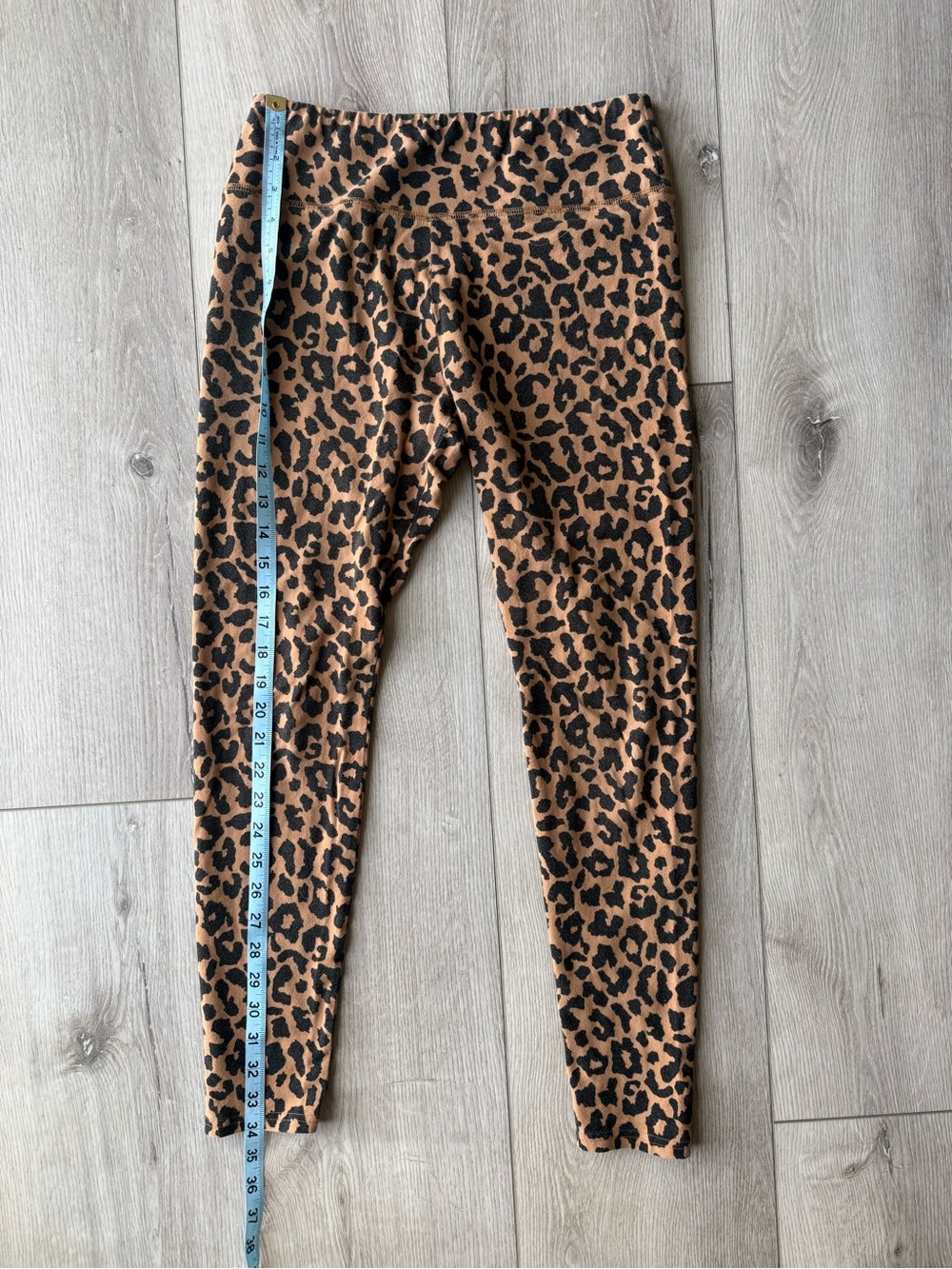 wild fable Leopard-Print Leggings in Black and Tan - Picture 4 of 7